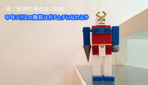 激！短期肉体改造に挑戦　中年ハリスの腹筋はガチムチになれるか2